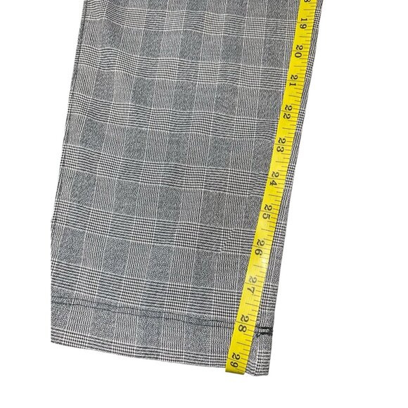 KENNETH COLE NEW YORK Women's Size Large Gray Plaid Elastic Waist Pants - Picture 7 of 12